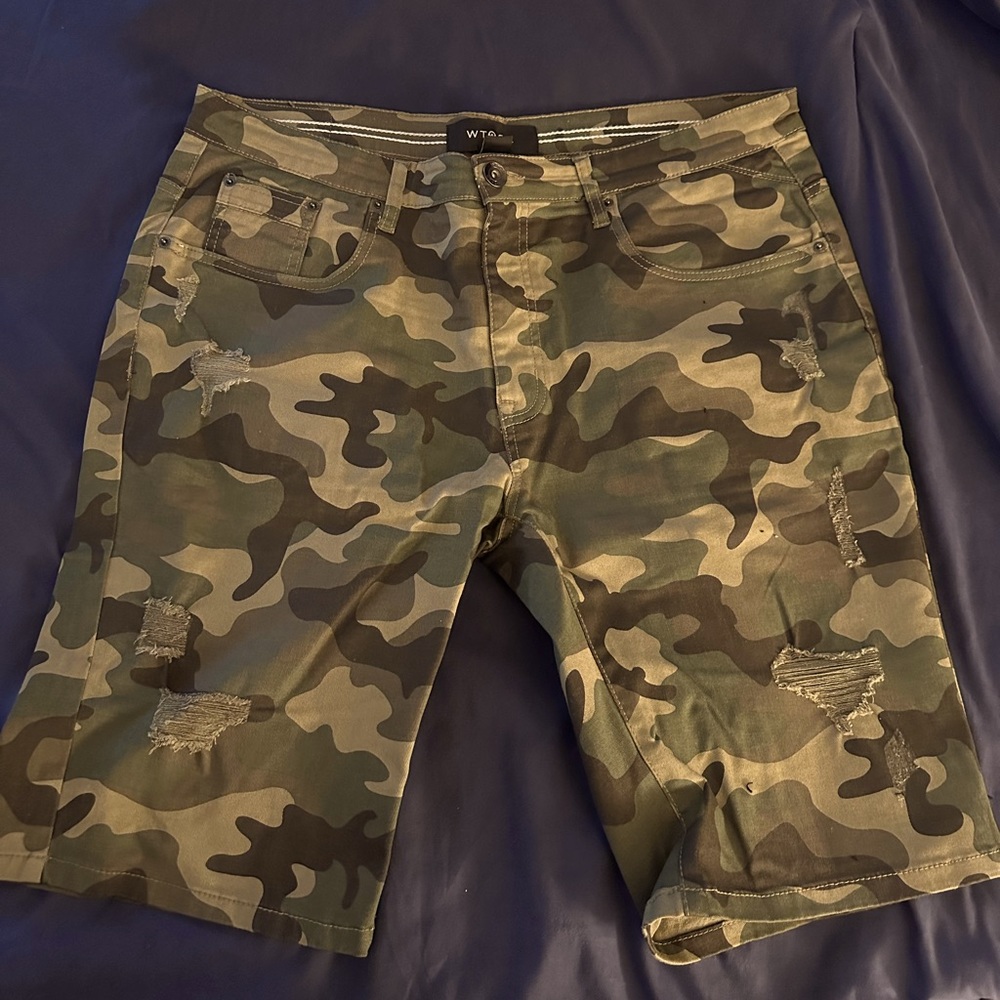 🔥MEN’S CARGO JEAN SHORTS SIZE 36🔥